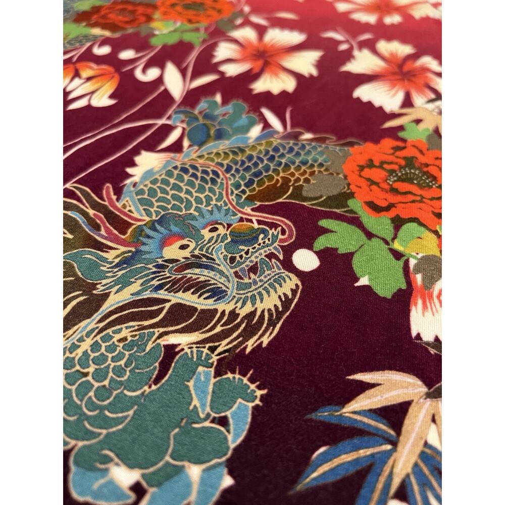 JOHNNY WAS Adalena Kimono Sleeve Tee Size XS Floral Dragon Stretch Art MSRP $130 - Picture 3 of 9